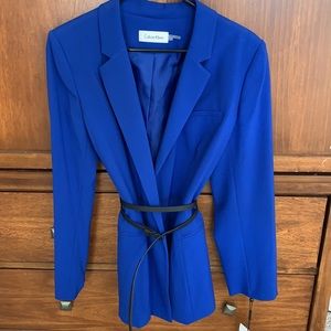 Calvin Klein - oh so pretty royal blue suit!